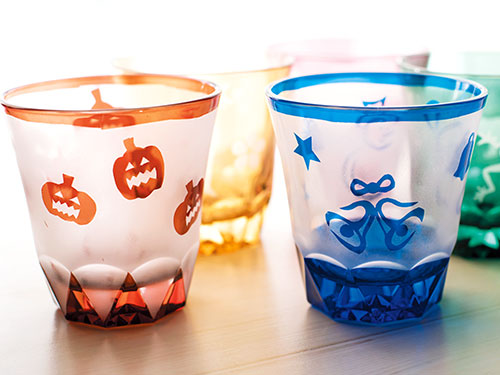 サンドブラスト＆グラスリッツェンで作るカラフルグラス – 造ハウ.com