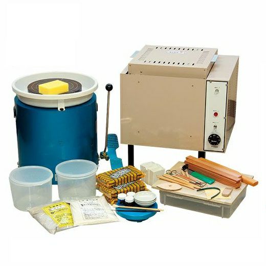 上絵・転写紙焼付け専用電気炉 彩火（あやか）KCG-31 専用台付お買得