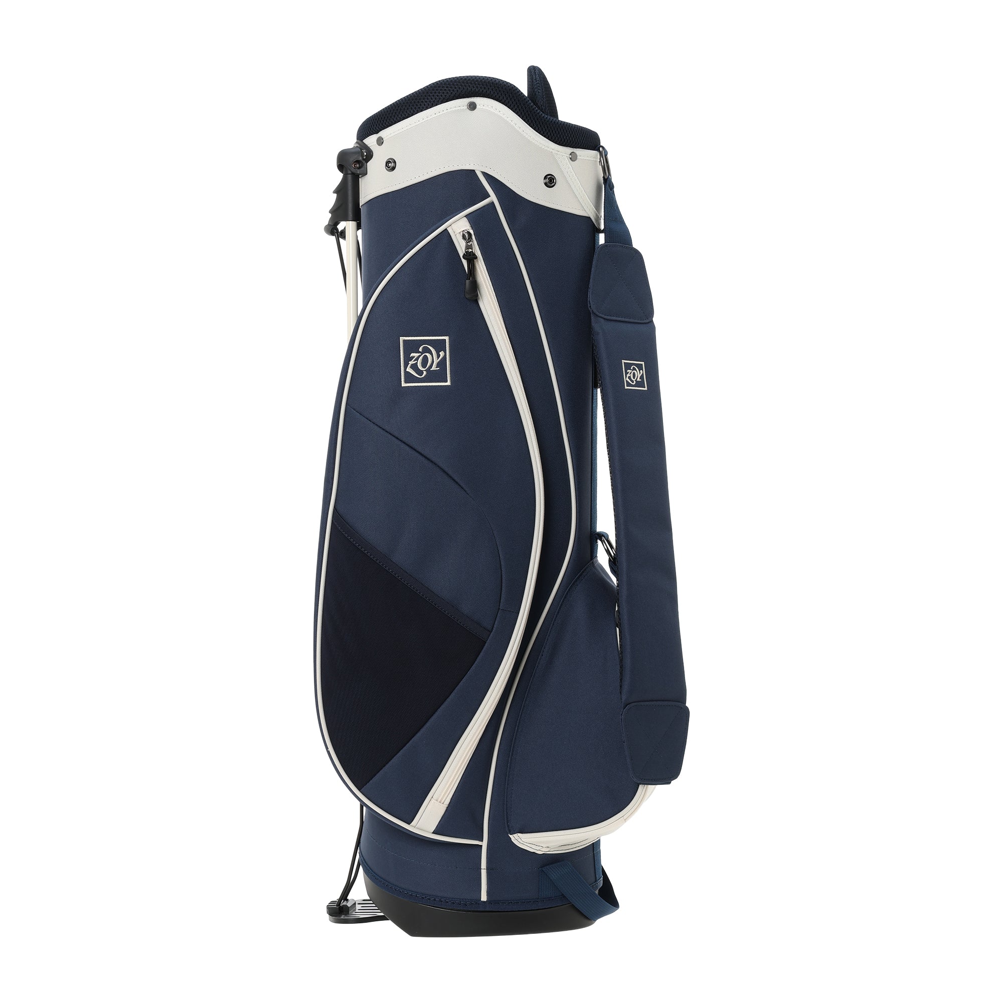 UNISEX 軽量スタンドキャディバッグ ネイビー