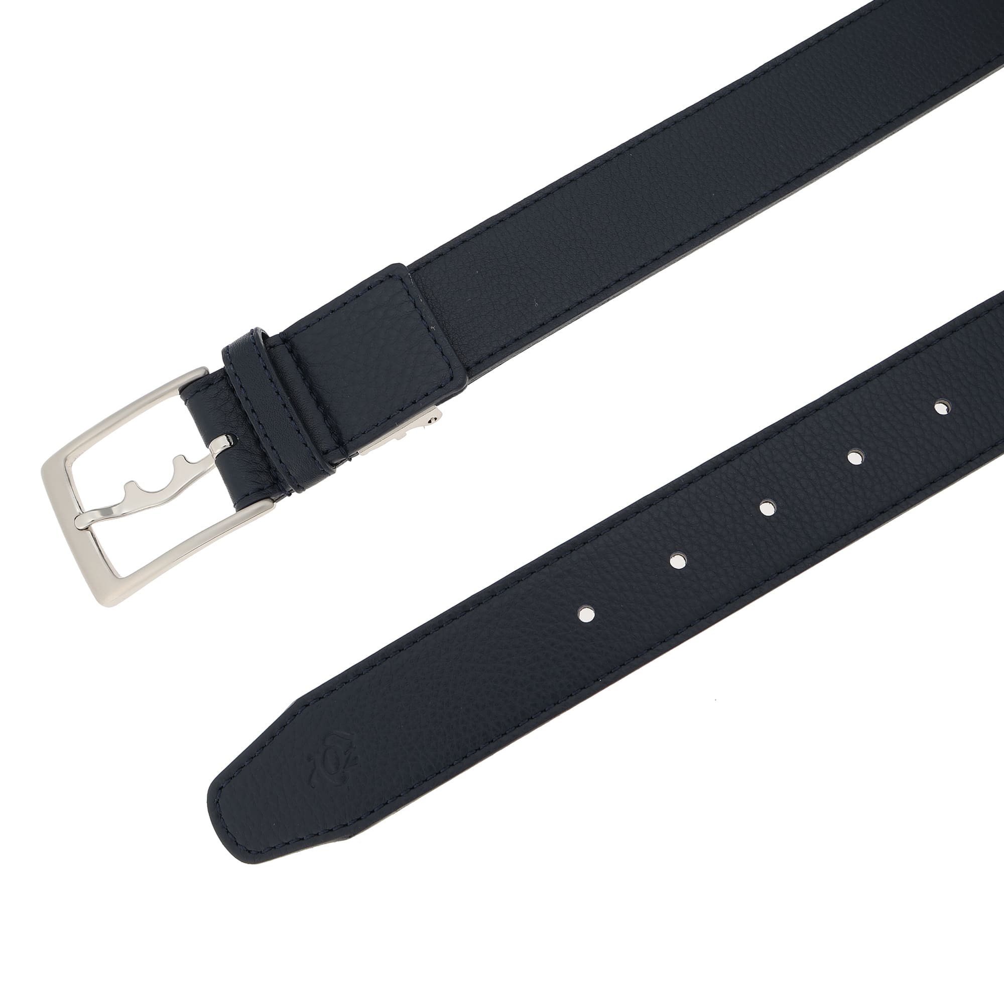 MEN ZURENレザーベルト ネイビー