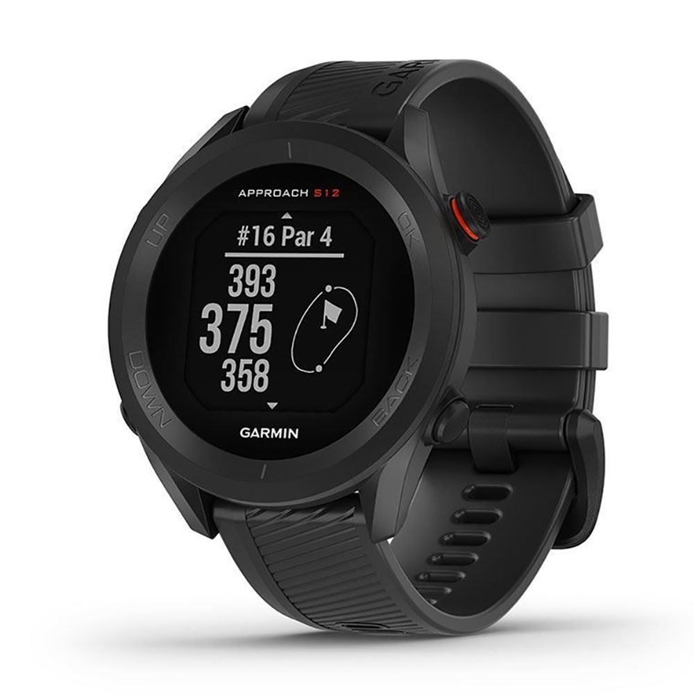 Garmin Approach S12 Watch Black | Silvermere Golf