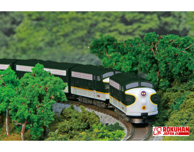 Rokuhan ST012-4 SOUTHERN Shorty EMD F7 A B | 2-Car Set | Z Shorty