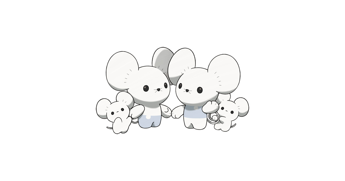 イッカネズミ 4ひきかぞく｜ポケモンずかん