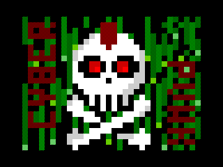 ZX Spectrum 8-bit pixel art picture 