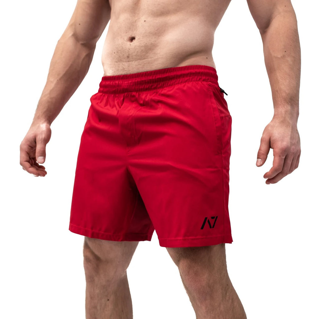 A7 Center-stretch スクワットショーツ Men's(Crimson) – A7 Japan