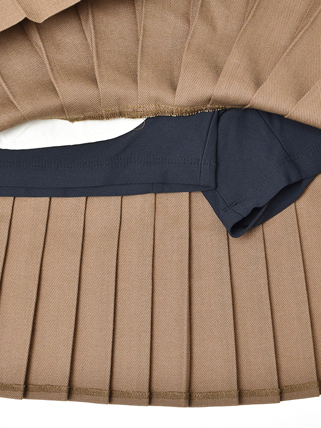 ブリーフィングゴルフ ラミープリーツスカート BRG231W54（ネイビー