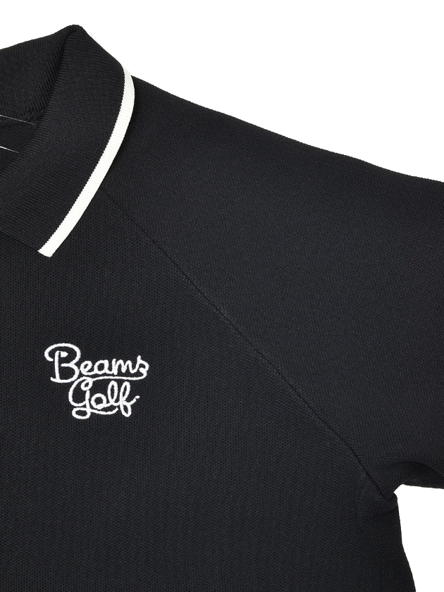 ビームスゴルフ 襟付きニットプルオーバー 83-15-0011-647（オレンジ