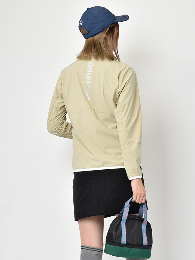 ブリーフィングゴルフ ウィンドブルゾン BRG233W19（ベージュ