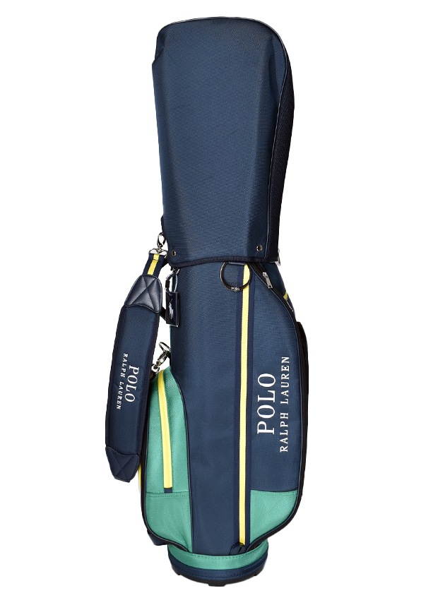 ラルフローレンゴルフ キャディバック RLC013（ネイビー×グリーン