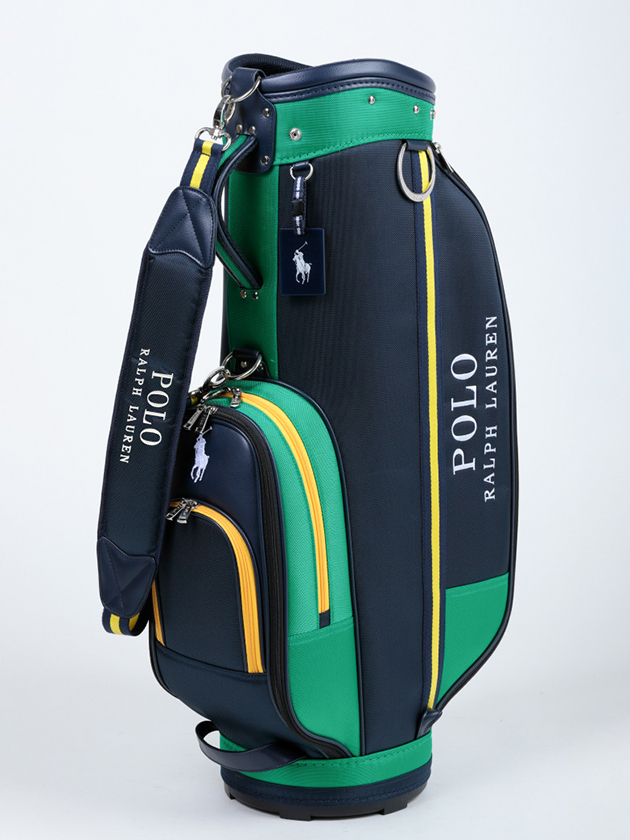 ラルフローレンゴルフ キャディバック RLC013（ネイビー×グリーン