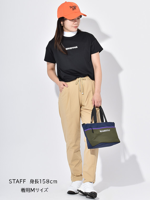 ブリーフィングゴルフ別注 配色モックネックカットソー BGW241W06