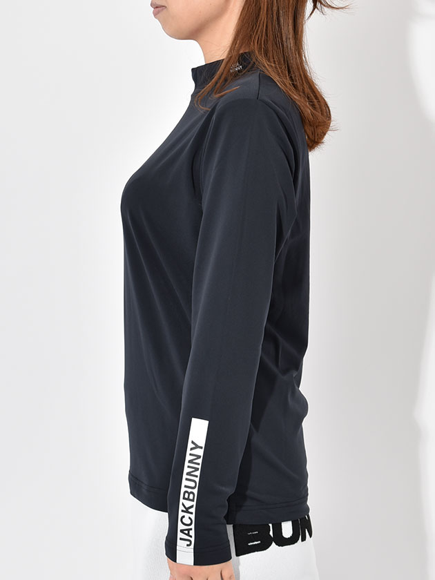 ジャックバニー 裏起毛ベア天竺長袖モックネックカットソー 263