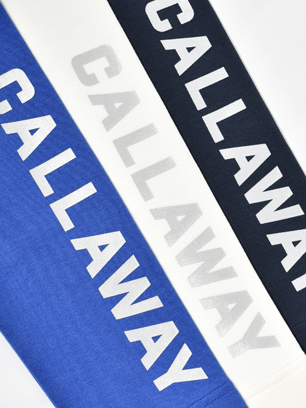 キャロウェイ ポンチ素材長袖シャツ C24233203（ネイビー