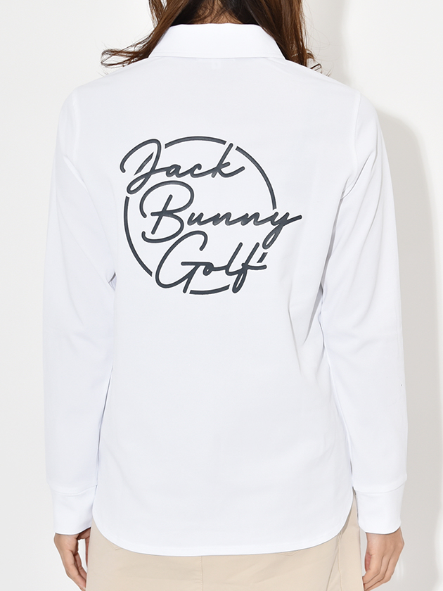 ジャックバニー ストレッチカノコポロシャツ(長袖) 263-5161110