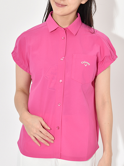 キャロウェイ フレンチスリーブシャツ C25134209 | レディースゴルフ