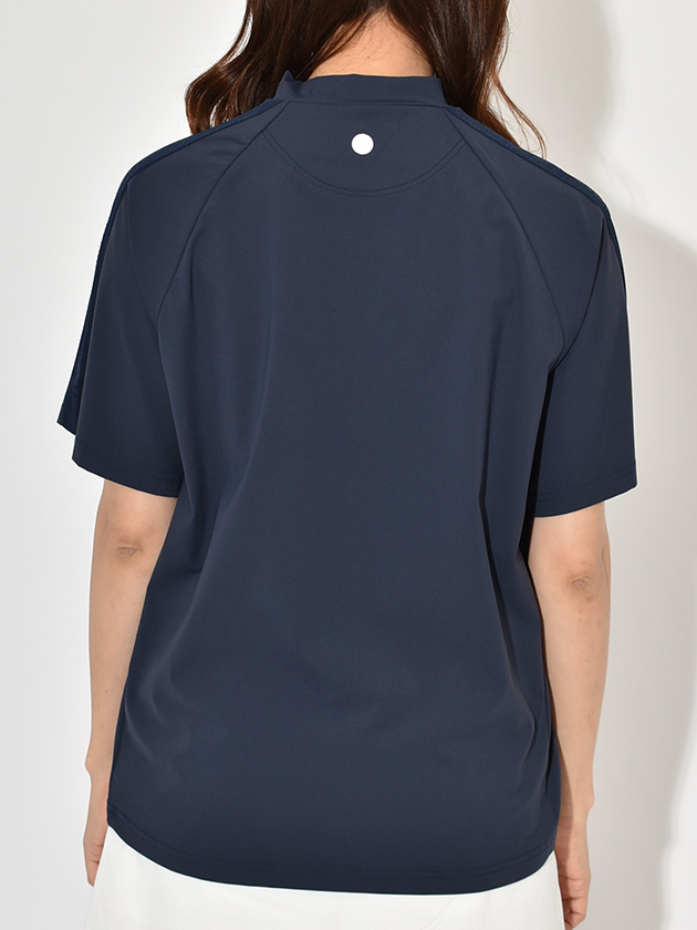 ブリーフィングゴルフ ロゴラインリラックスフィットモックネック