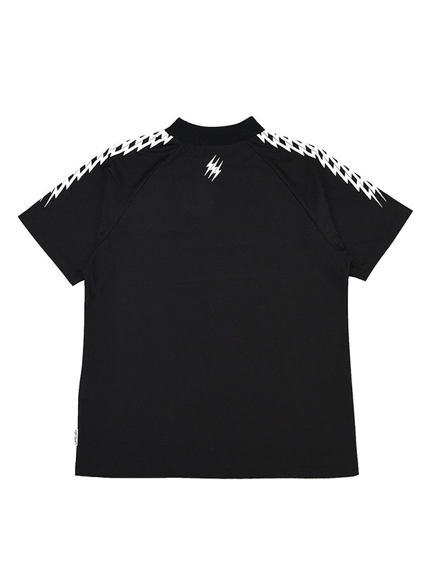 キャプテンズヘルムゴルフ 3ストライプスサンダーモックネック CHG25