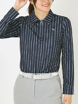 アダバット(adabat) 長袖ポロシャツ | レディースゴルフウェア通販