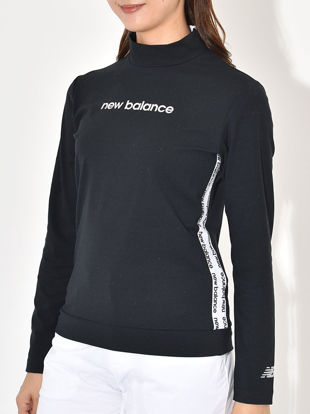 ニューバランスゴルフ 25年秋冬新作 スムース両面ピーチ長袖モック