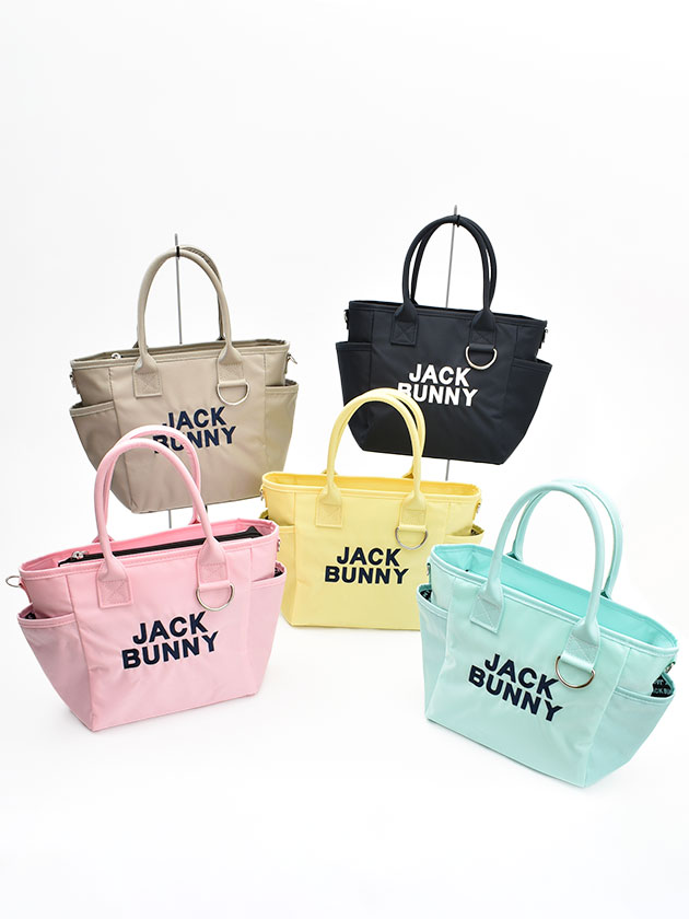 ジャックバニー レディース ラウンドバッグ トートバッグ ハート柄