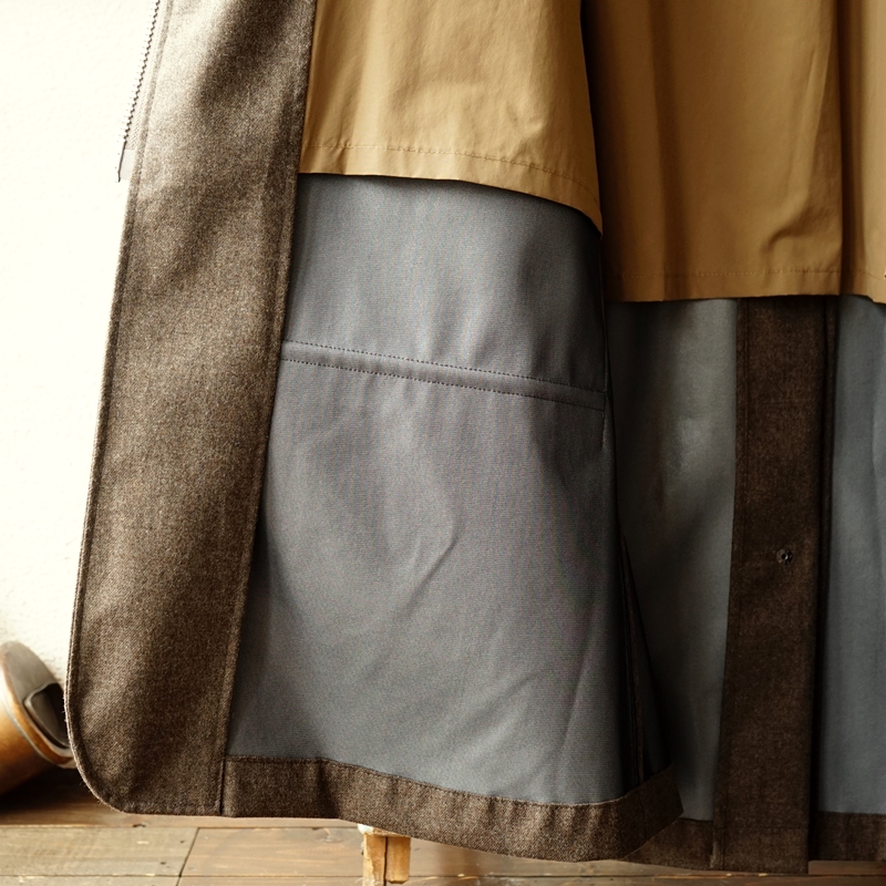 STILL BY HAND 遮風透湿・3レイヤー素材のハイカラーコート | ACOO TOKYO