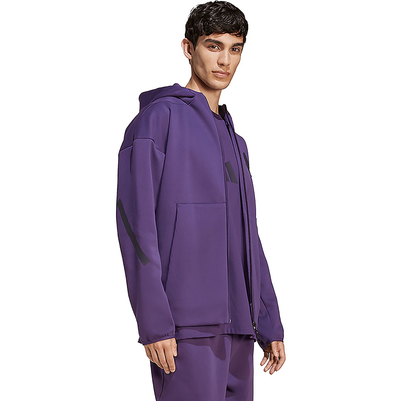 adidas Men's Z.N.E. Full Zip Hooded Sportswear Track Jacket | Academy