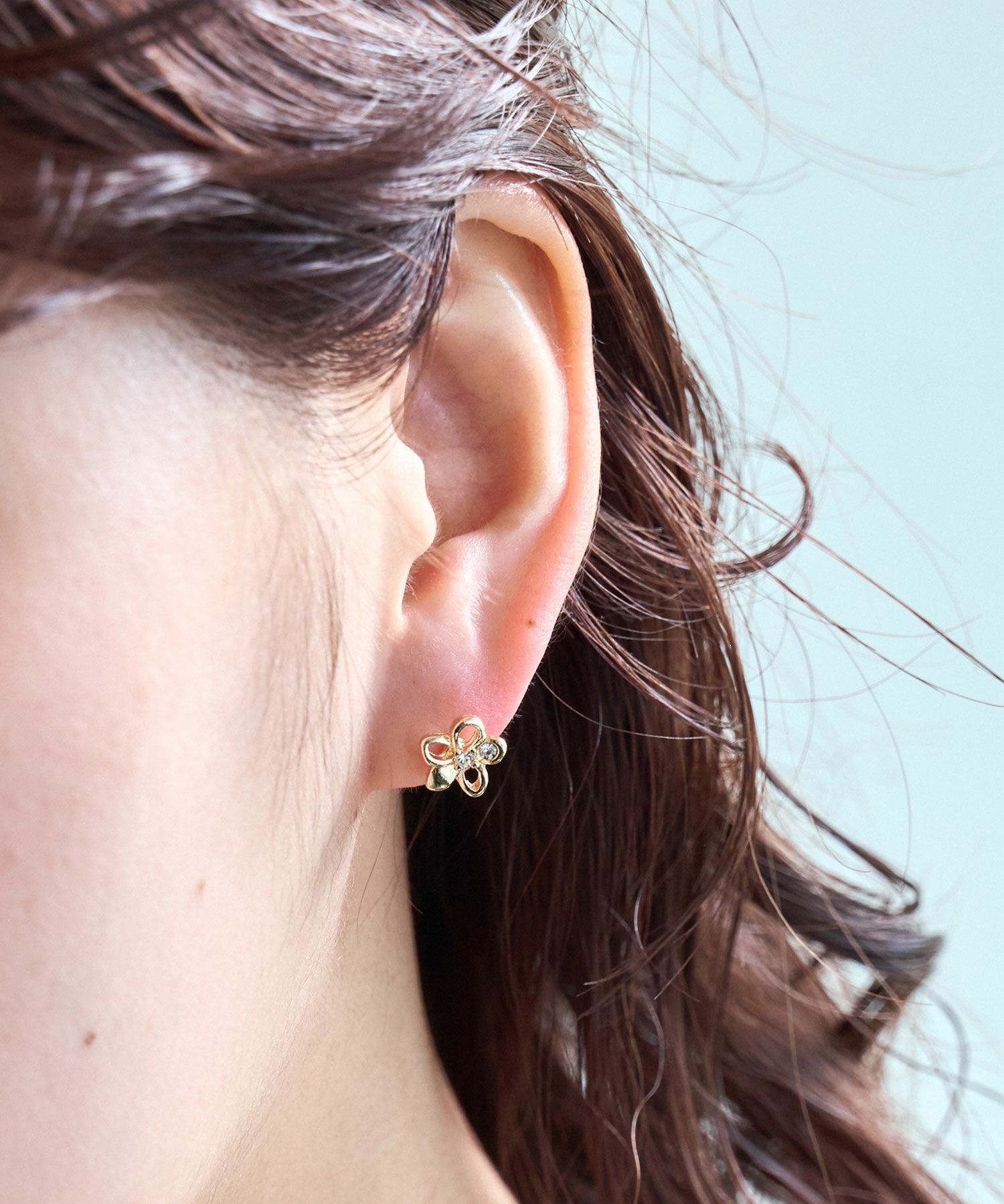 フラワーセットサージカルステンレスポストピアス | 【公式】MUK