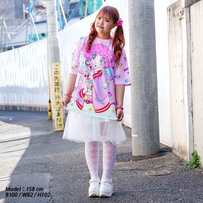 ふわちゃん T (プラスサイズモデルVer.) – ACDC RAG