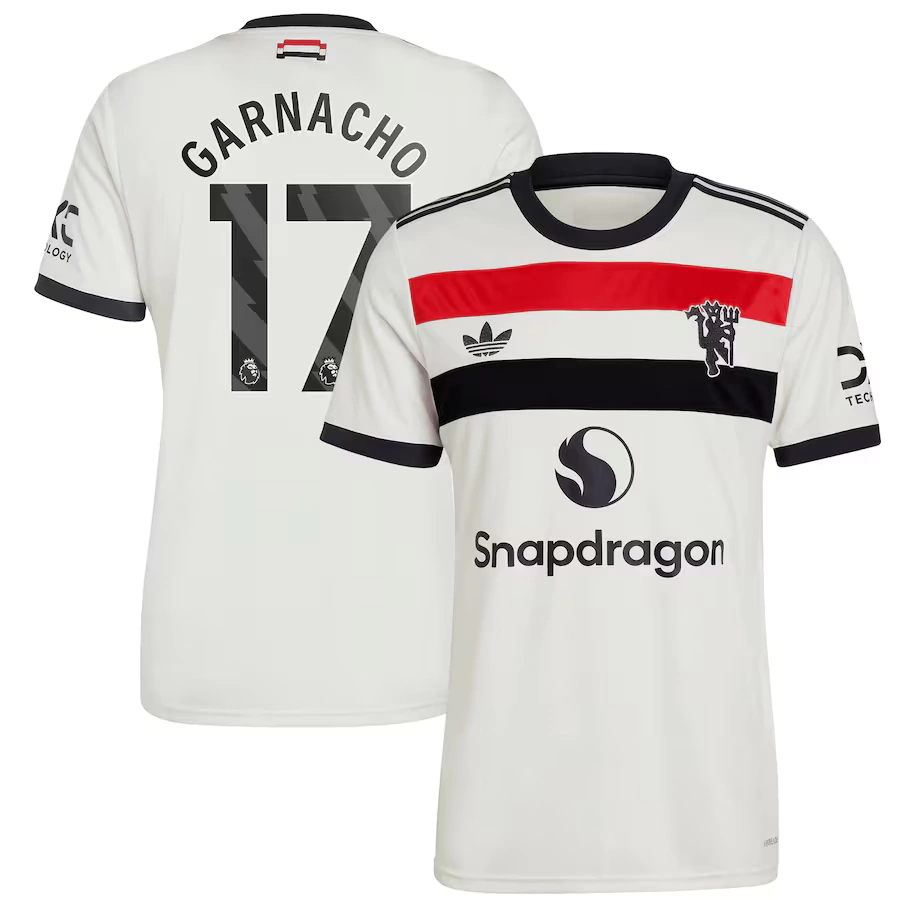 正規品 MANCHESTER UNITED GARNACHO 17番 away 2024 25 Manchester