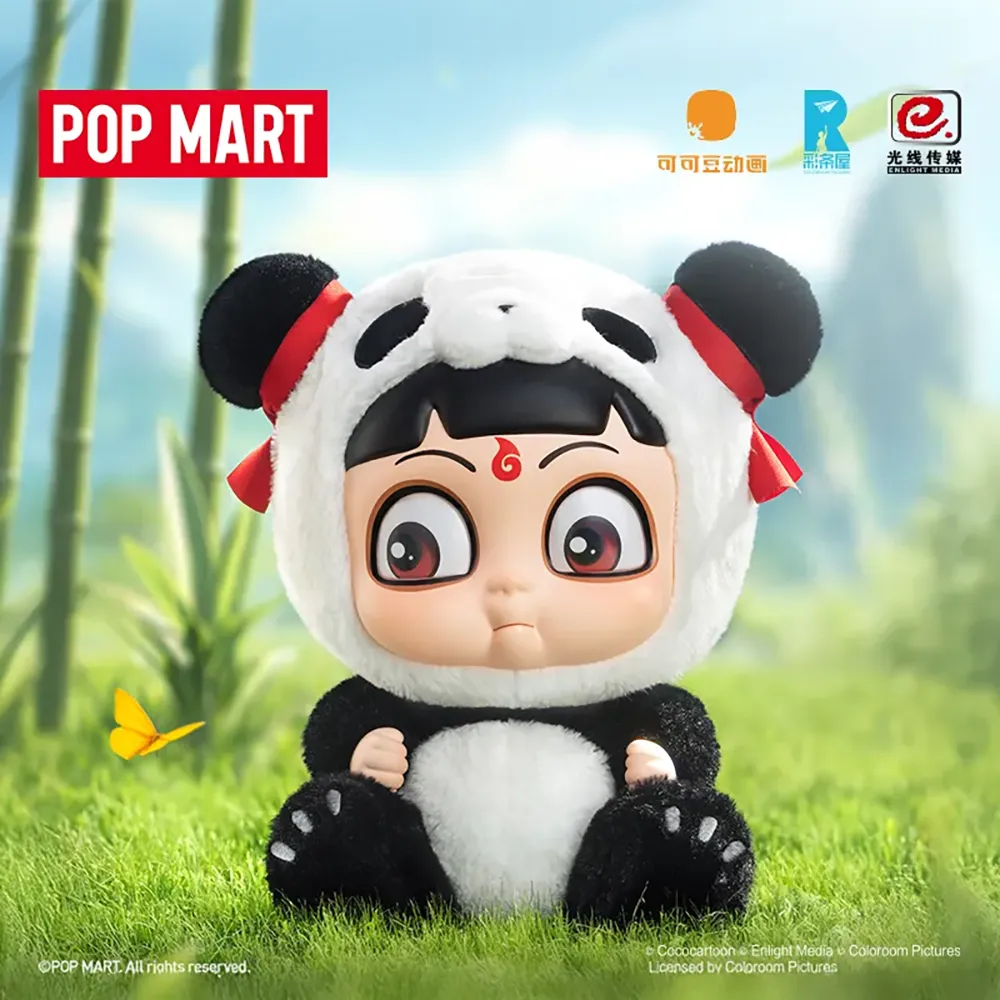 Official POP MART Panda Ne Zha Vinyl Plushie| ACGN Merch Shop