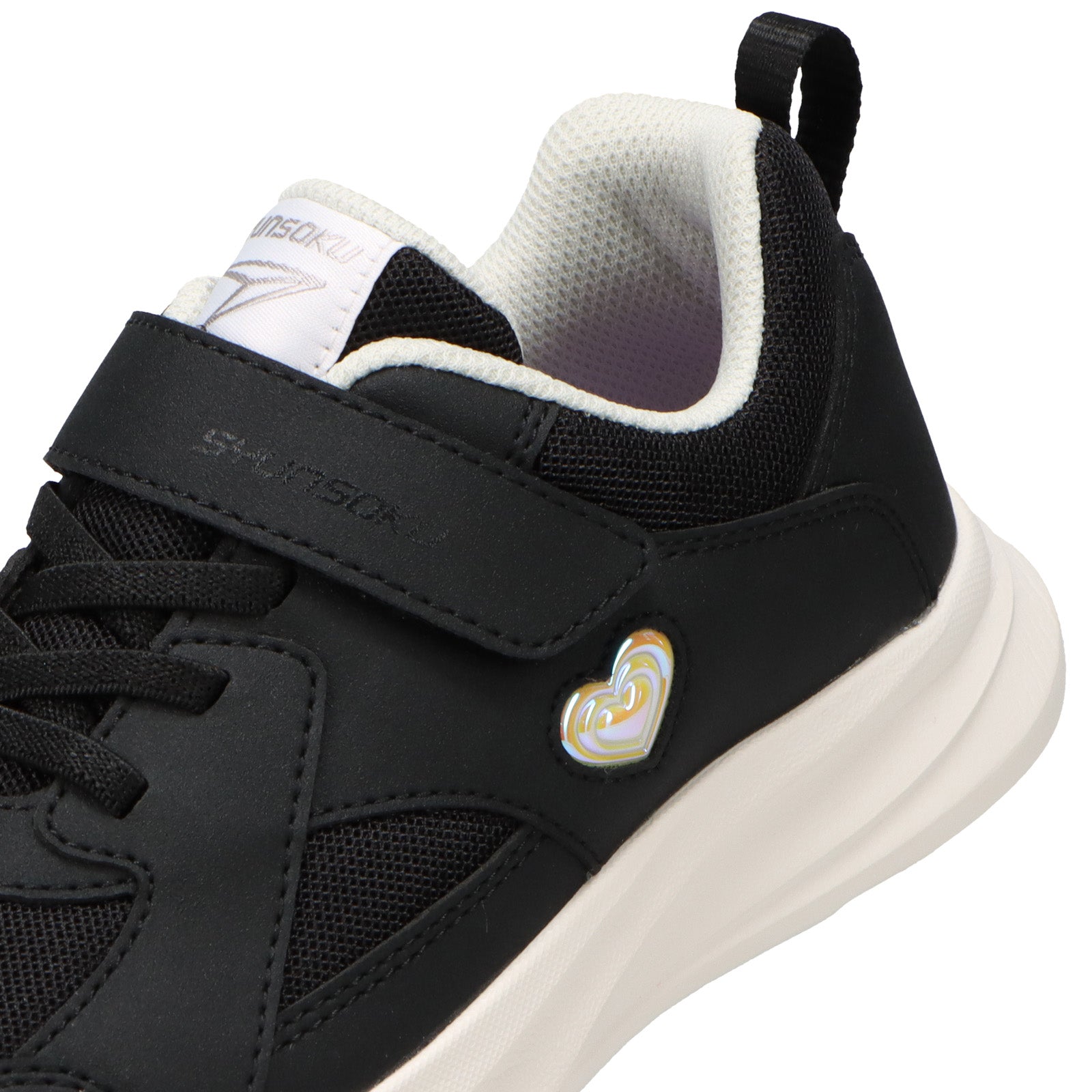 瞬足 LJ-841 黒】速く、可愛く走れる！女の子用3E｜《ブレード