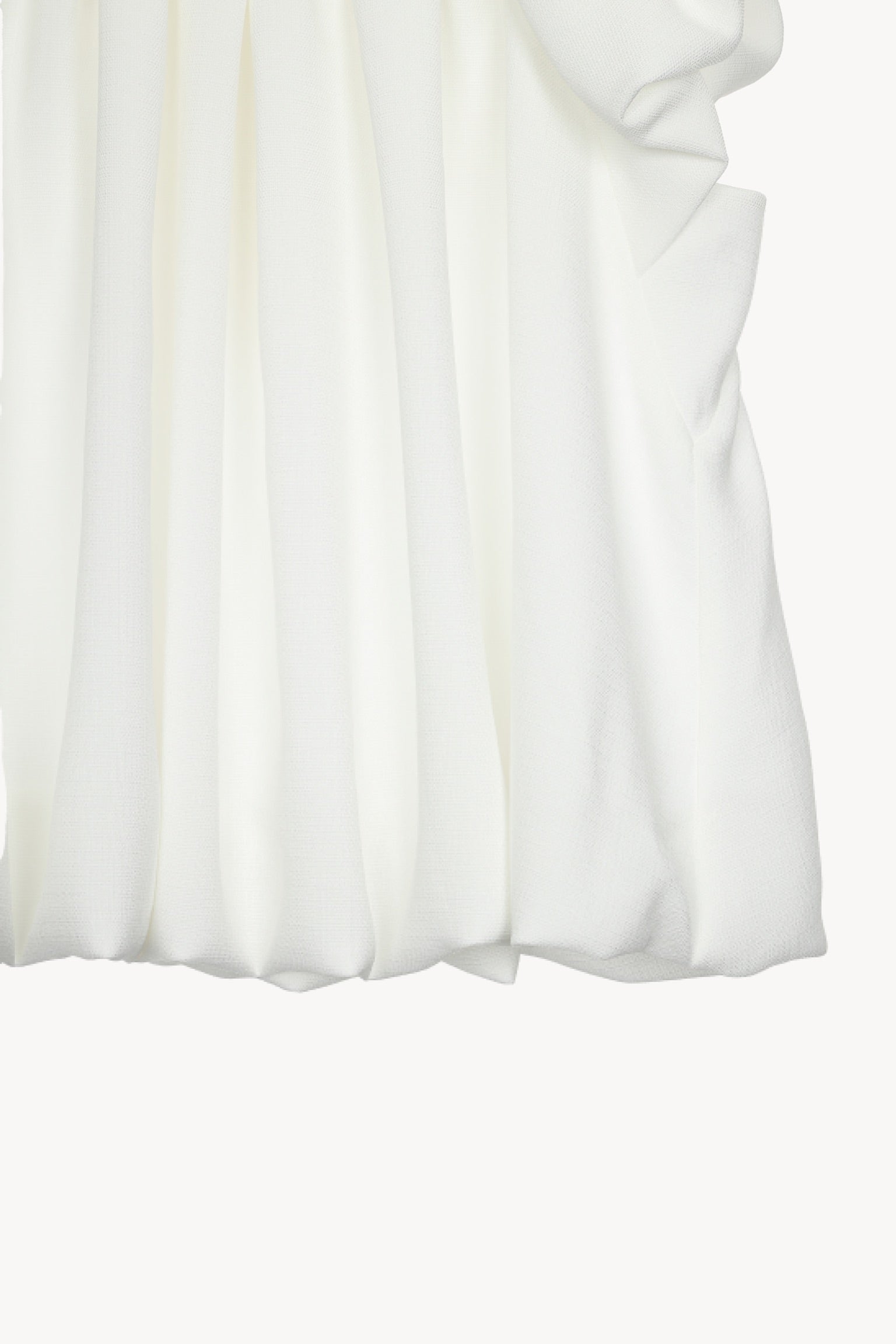 acka drape volume tops white