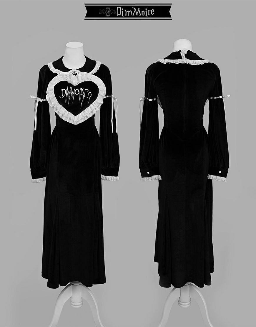 DimMoire【ディムモアール】夢纏うサスペンダースカート/Black