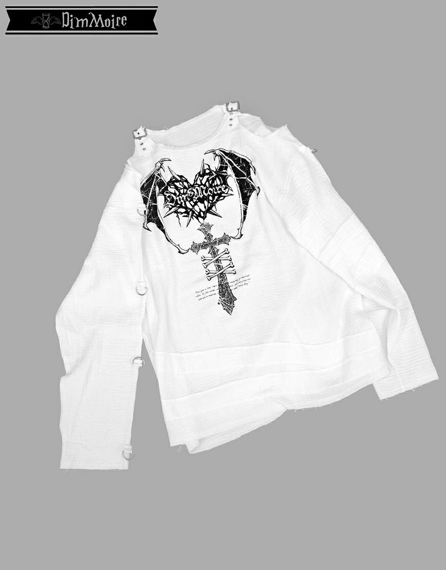 DimMoire【ディムモアール】救済の十字ガーゼトップス/Black