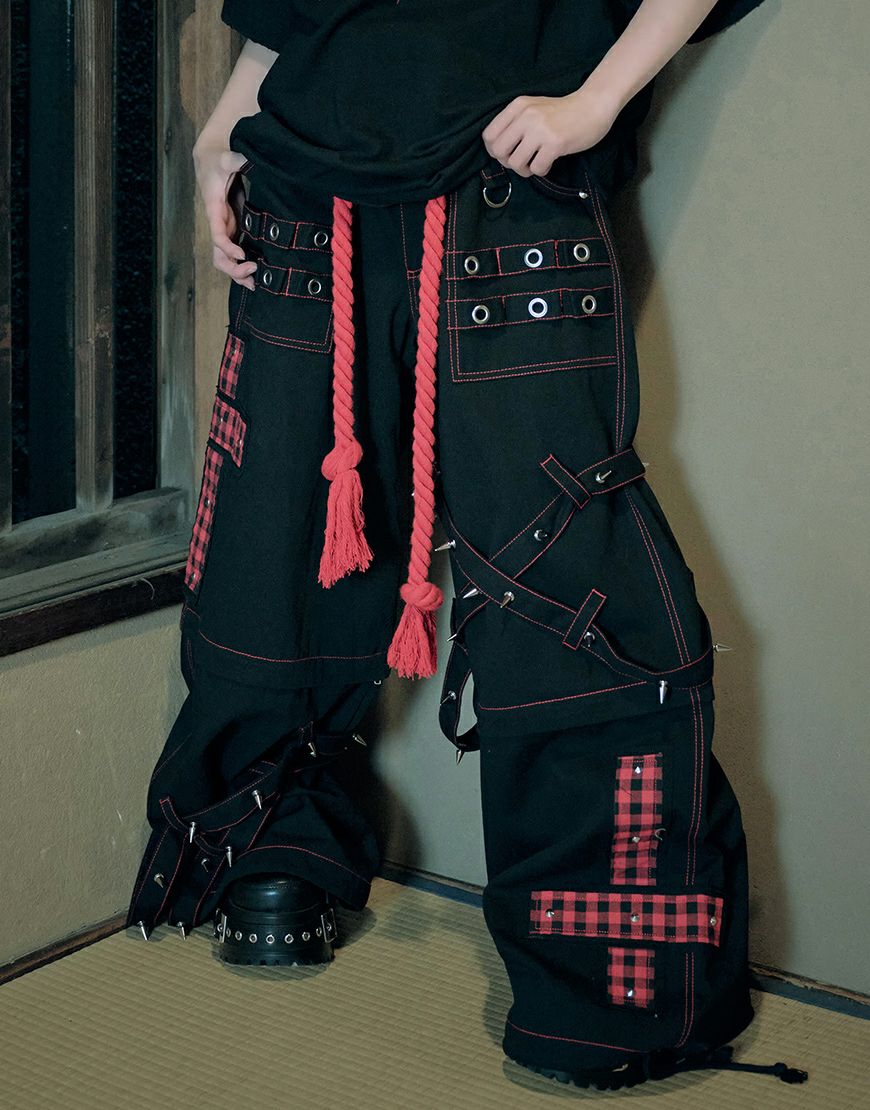 Grrr the Lipper【ガルルザリッパー】注連縄2wayおズボン/全2色