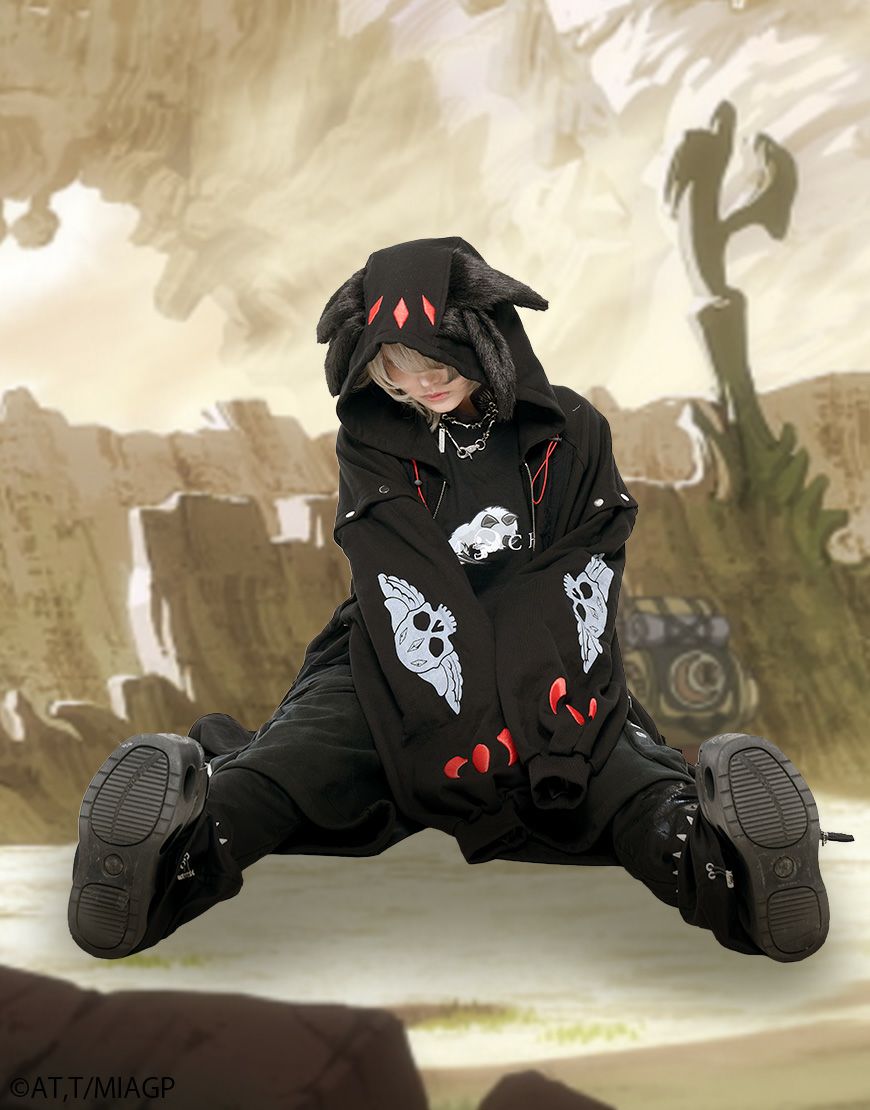 Gamchu【ガムチュ】Gamchu × Faputa motif Zip-up hoodie/全2色