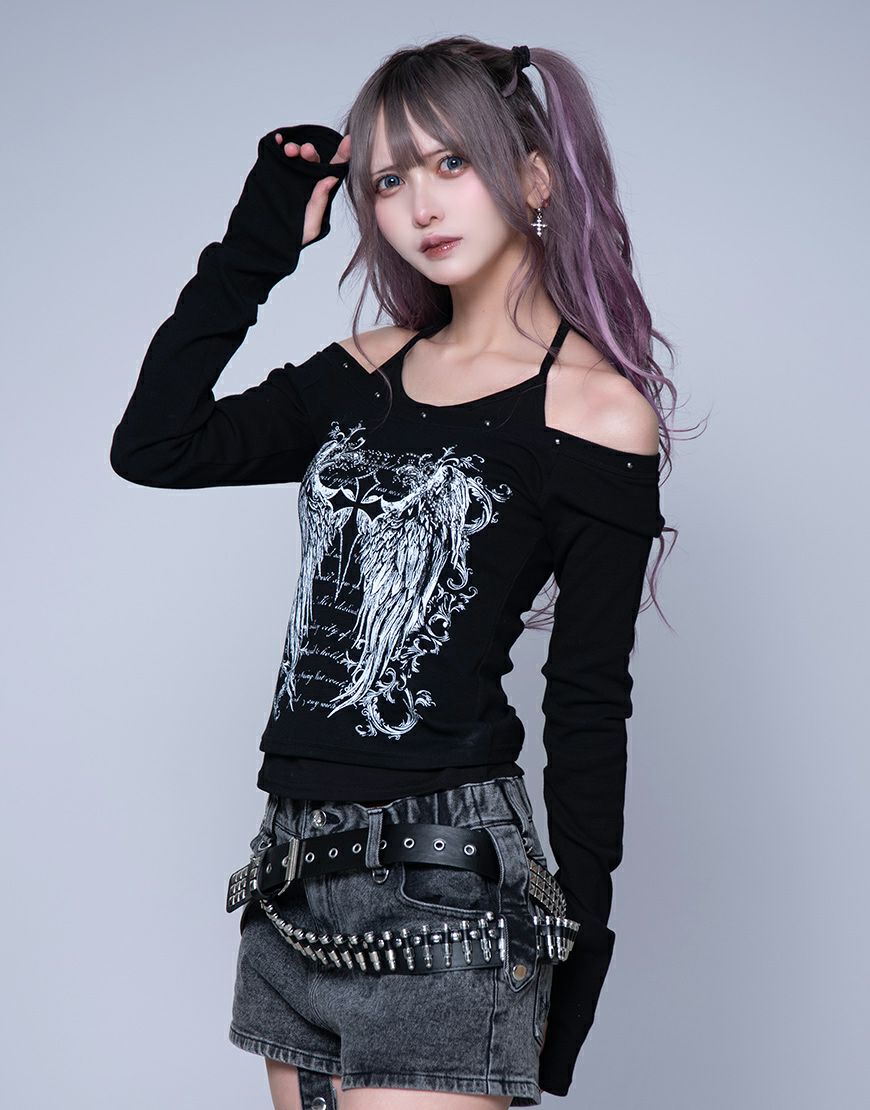 DimMoire【ディムモアール】DimMoire学園ブラウス+ジレset/Gray&Black