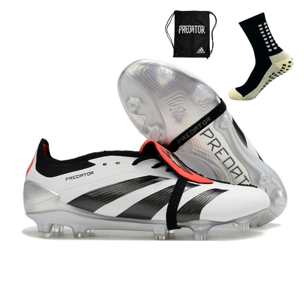 Adidas Predator Elite Tongue FG - Cinza Preto – Acstorechuteiras