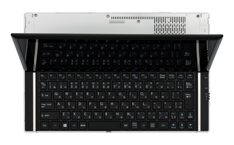 エプソンダイレクト、タブレットに変身するスライド式ノート | 日経