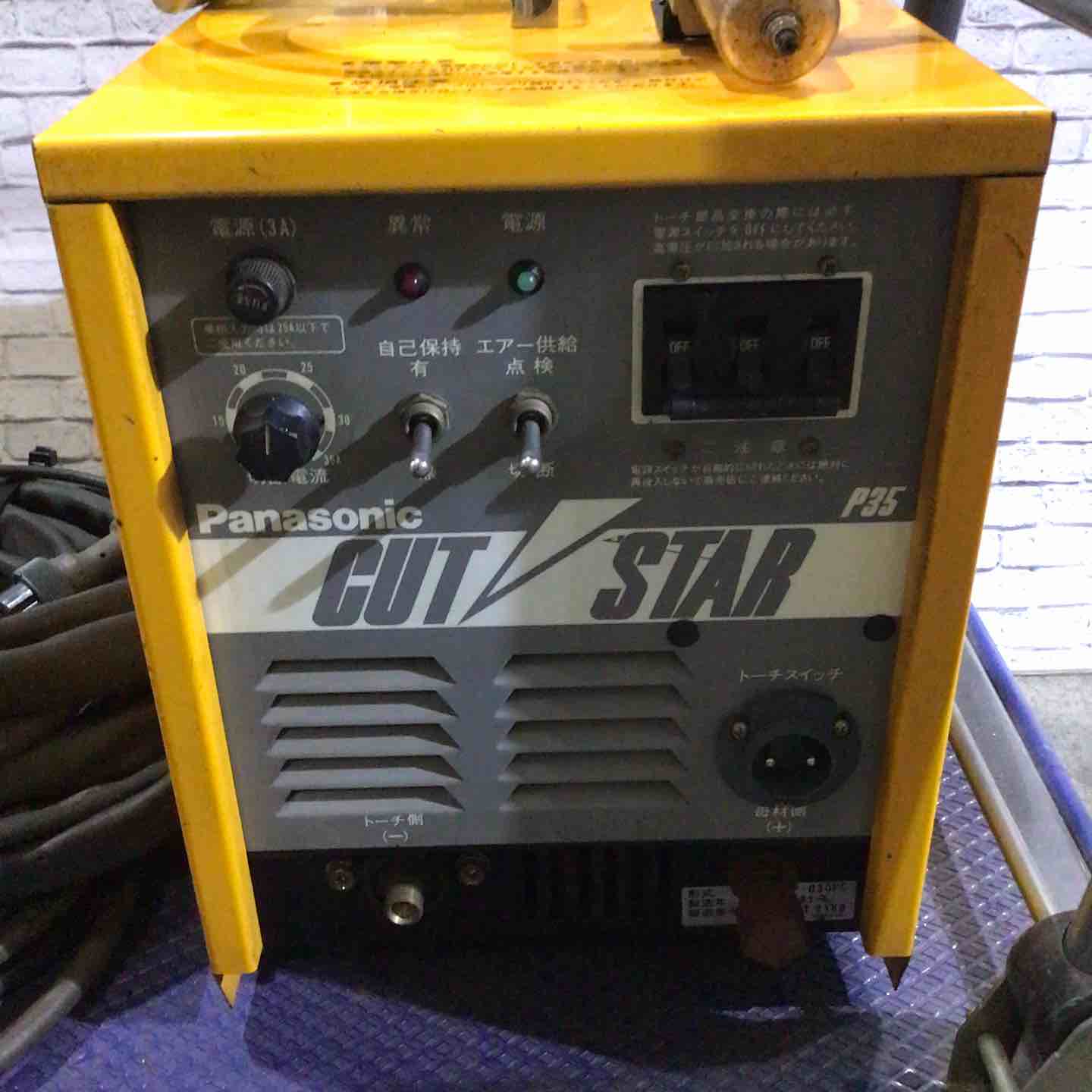 店頭受取り限定】パナソニック エアプラズマ切断機 YP-030P-5 ケーブル