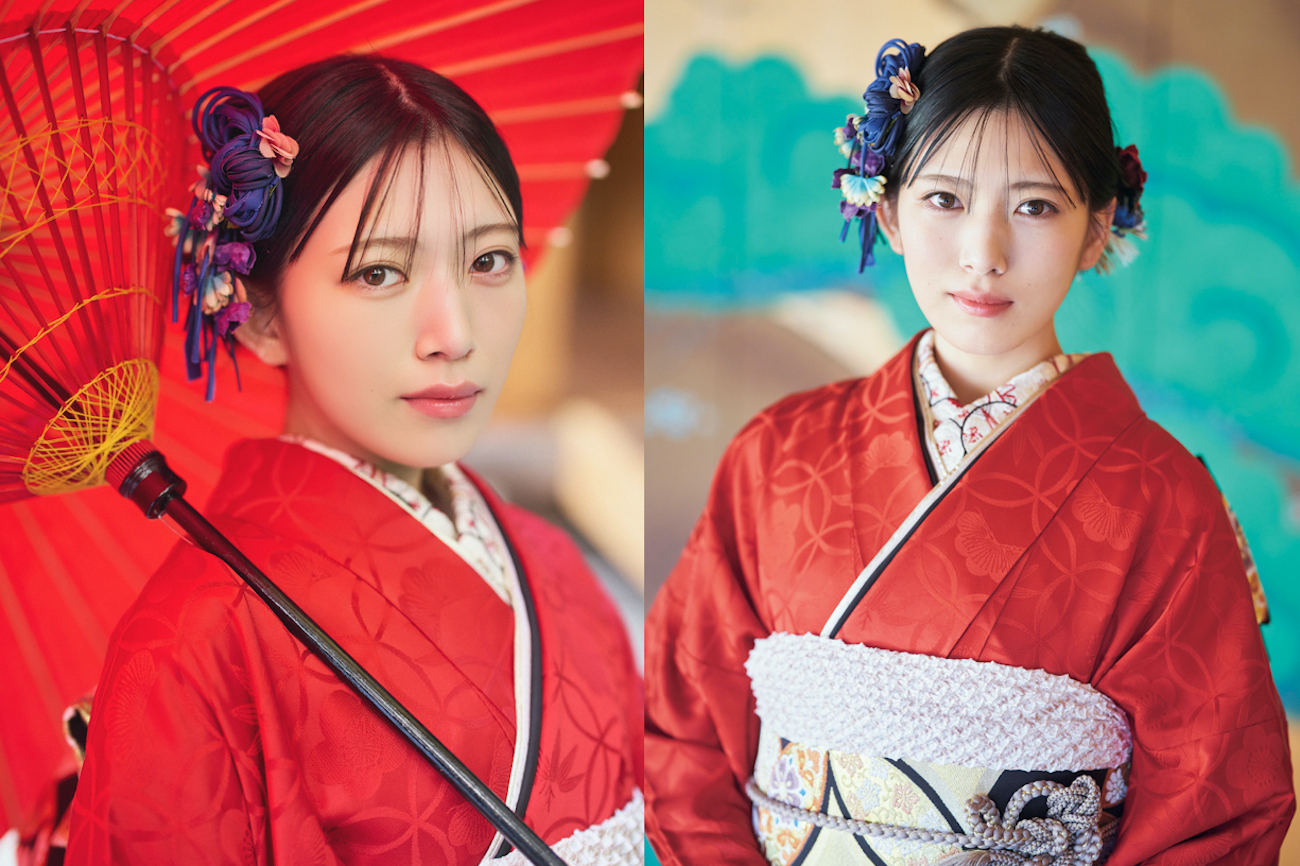 櫻坂46 村山美羽、荘厳な神社で力強く美しい振袖姿披露!! | ACTRESS PRESS