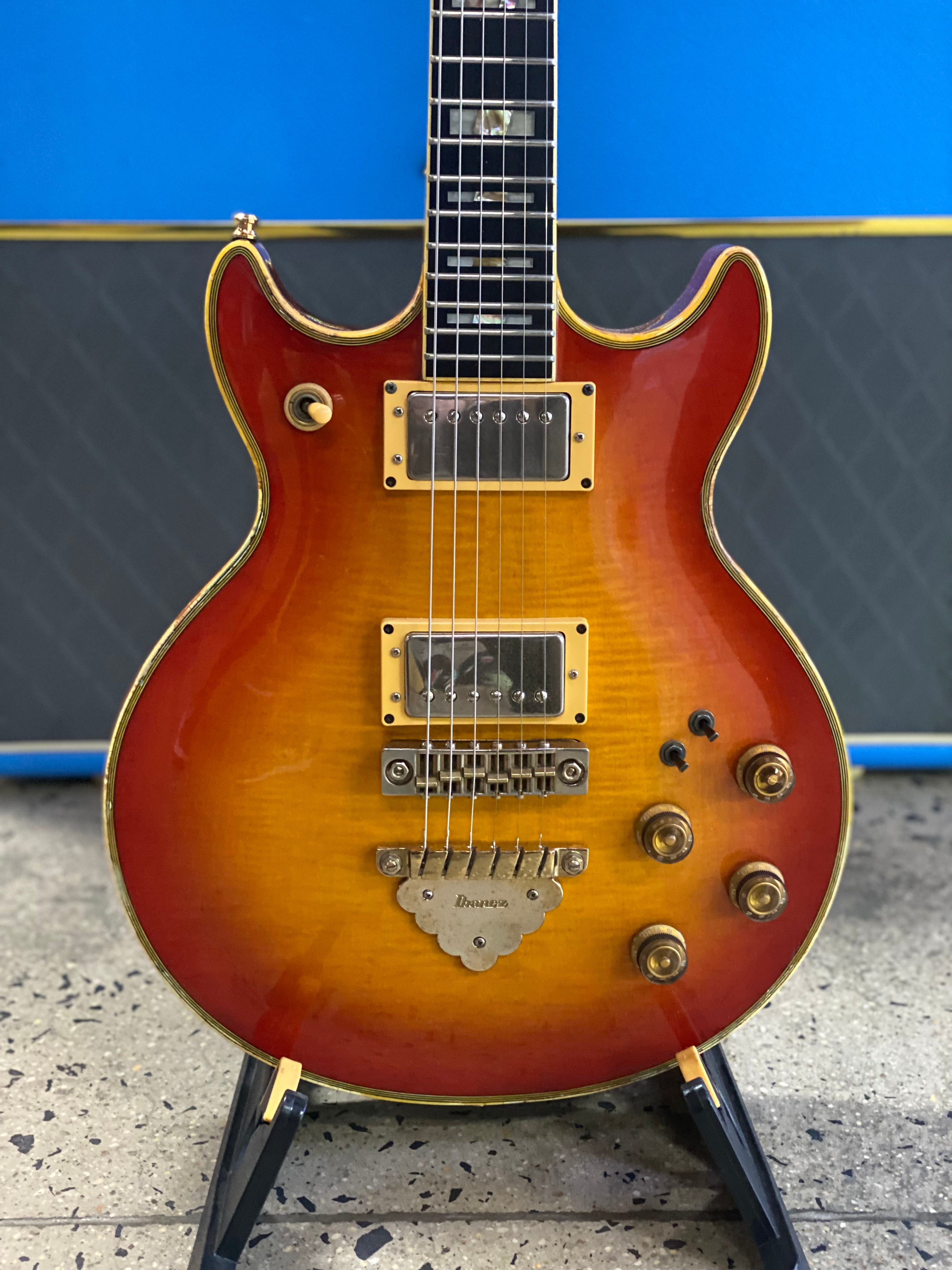 Ibanez 1982 Artist AR-300 Cherry Sunburst made in Japan w/bag