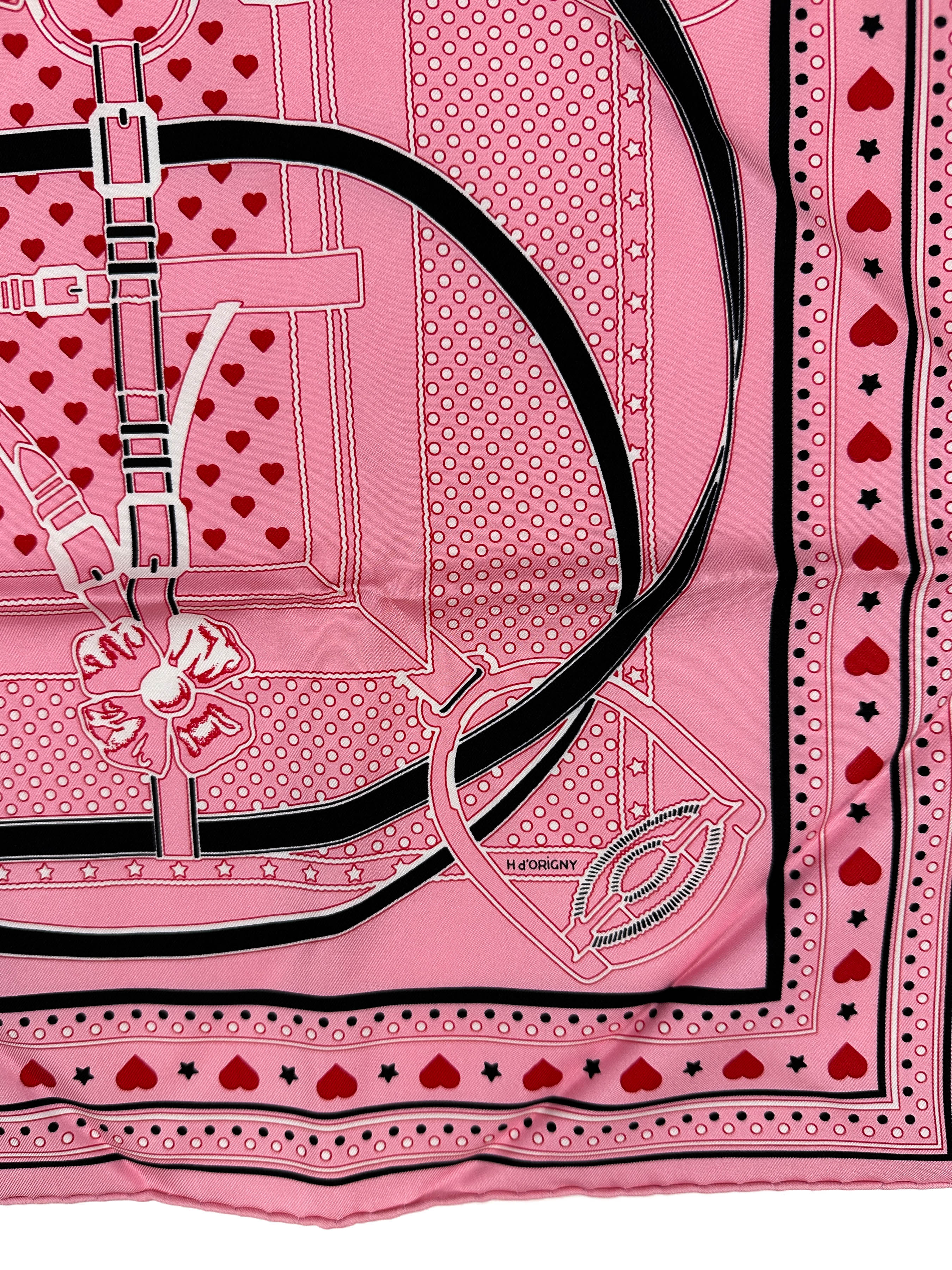 Hermès Le Grand Manège Bandana Love 70