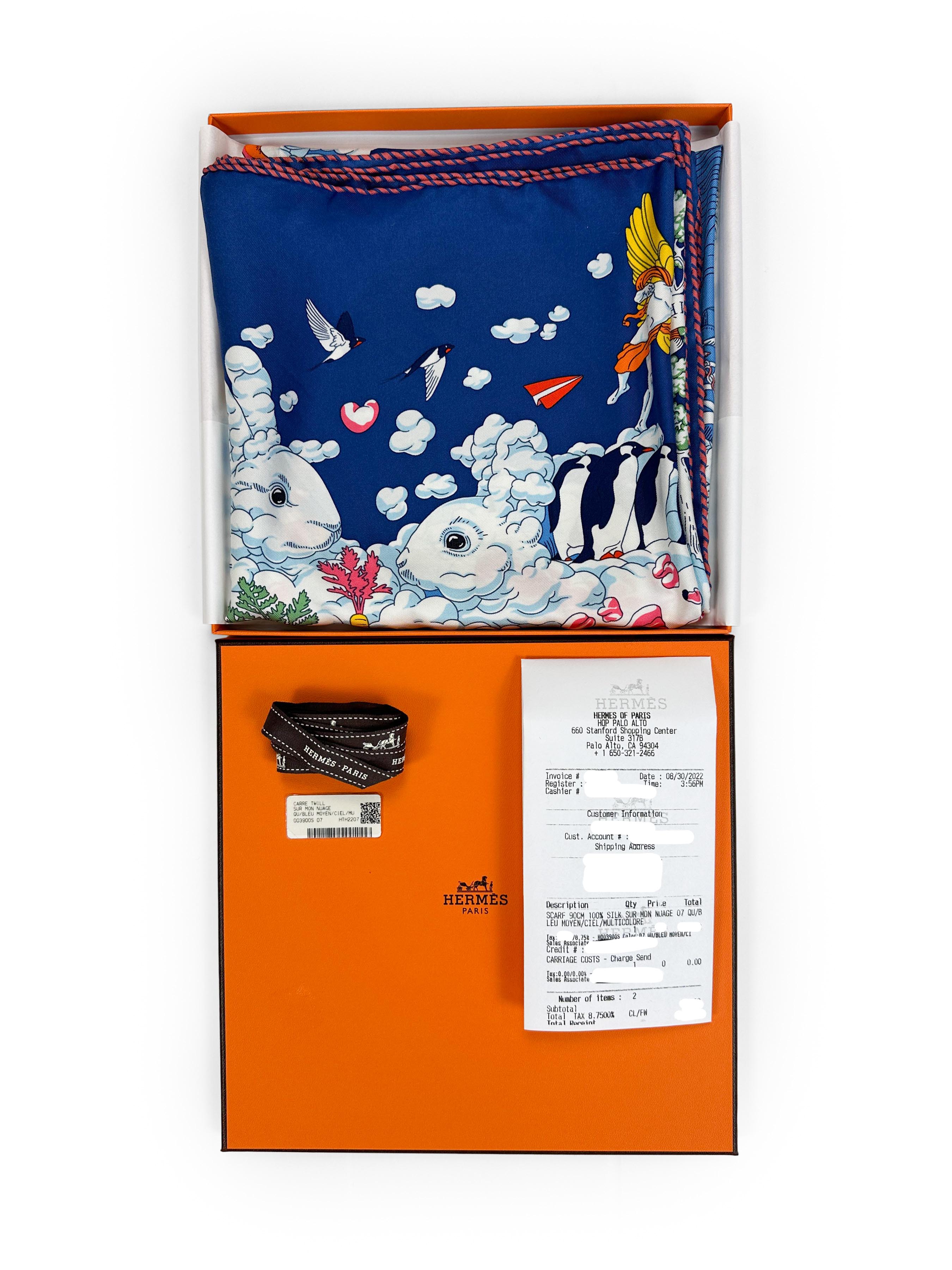 Hermès Sur Mon Nuage 90