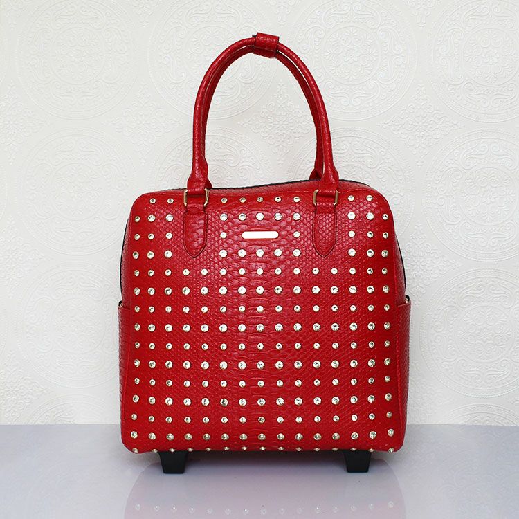 メタリックスタッズトローリーバッグ詳細情報｜アクセサリー・腕時計