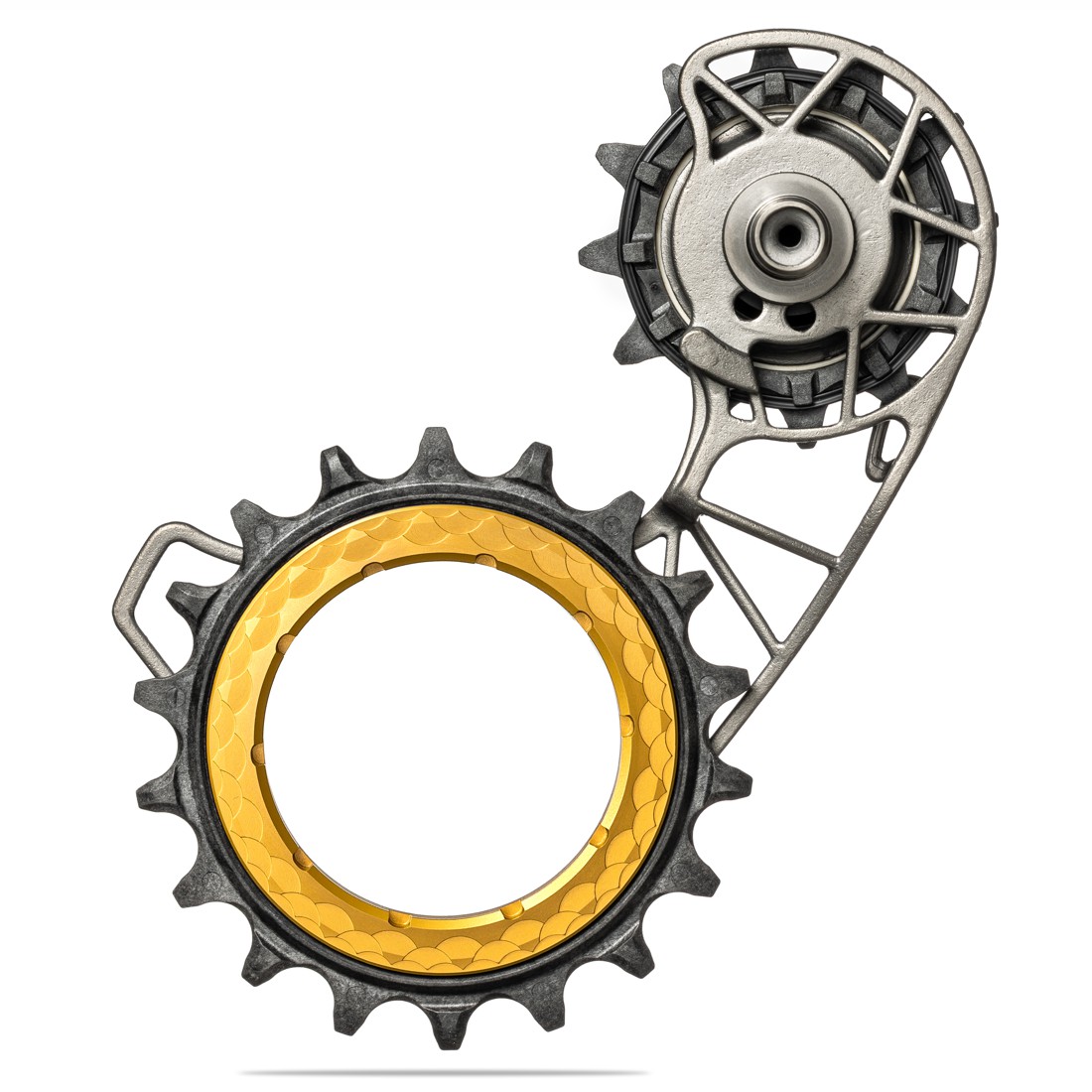 HOLLOWcage Titanium Ceramic Oversized Derailleur Pulley Cage