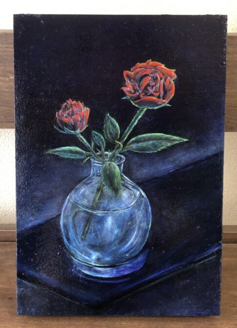 油絵でのバラの花の描き方を紹介！シンプルで簡単な描き方やコツなど