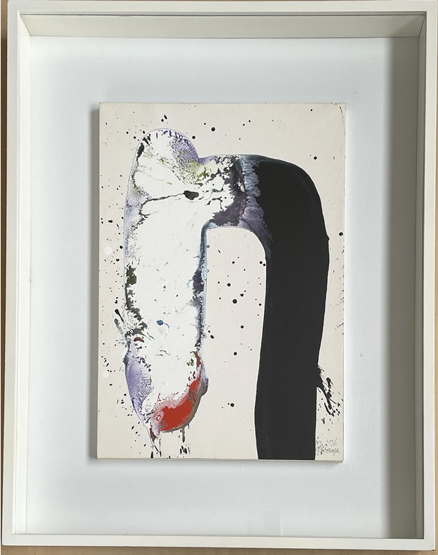 元永定正「work」 1976年/アクリル・紙/絵画販売