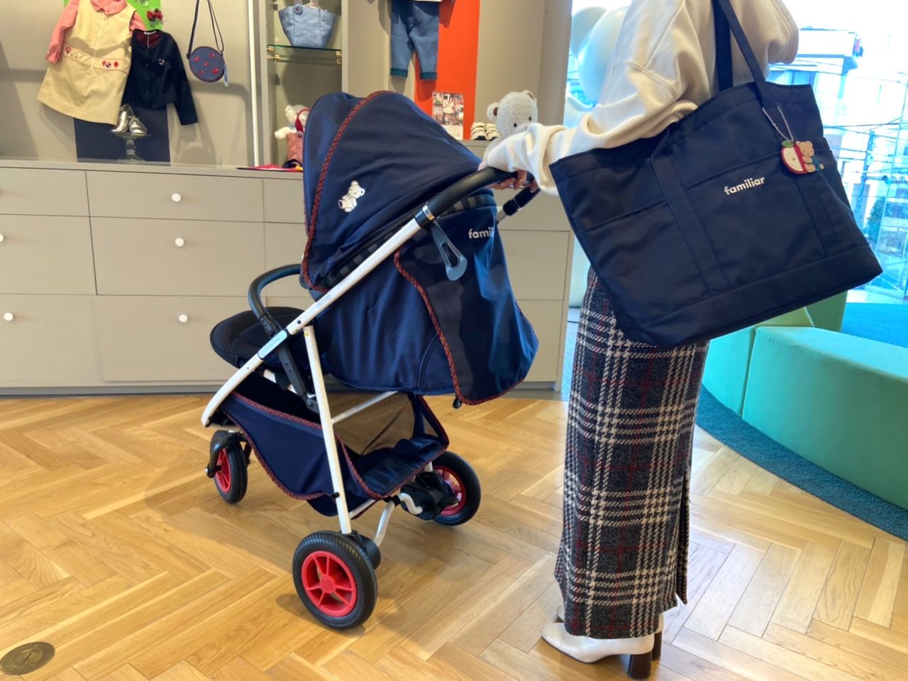 大容量のマザーズバッグはママの必需品｜ファミリア代官山店の公式ブログ