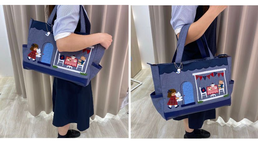 大容量！マチ付きデニムバッグをご紹介いたします♪｜ファミリア三越